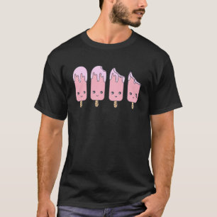 Camiseta Sorvete Gelato - Sobremesa Para Homens Mulheres Cr