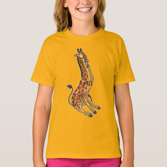 Camiseta Sorvete Giraffe Waffle (Frente)