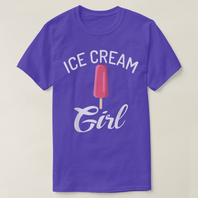 Camiseta Sorvete Girl  (Frente do Design)