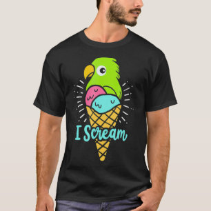 Camiseta Sorvete Gritar - Nerd de pássaros -
