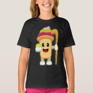 Camiseta Sorvete Hóquei em campo Taco de hóquei