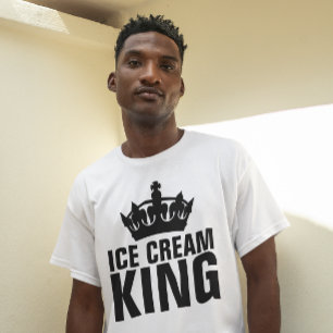 Camiseta SORVETE KING significa pai T SHIRT
