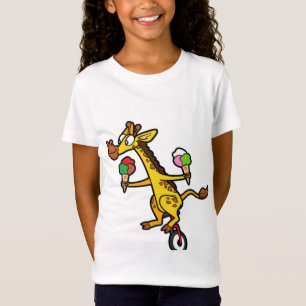 Camiseta Sorvete Legal engraçado da Girafa