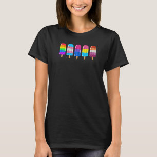 Camiseta Sorvete Lgbt Pride Sorvete Arco-Íris M