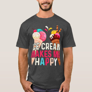 Camiseta Sorvete me deixa feliz