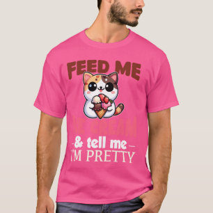 Camiseta Sorvete napolitano Mulher Palha de chocolate