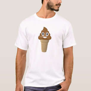 Camiseta Sorvete ou tombadilho do chocolate? Divertimento