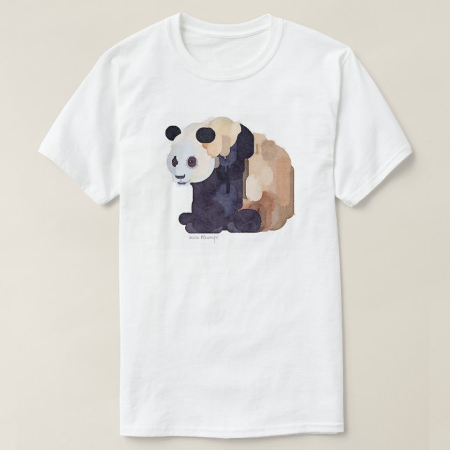 Camiseta "Sorvete Panda #2" (Frente do Design)