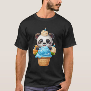 Camiseta Sorvete Panda Bear Delicioso Urso De Teddy Icecrea