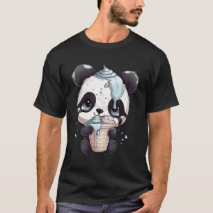 Camiseta Sorvete Panda Bear Delicioso Urso De Teddy Icecrea