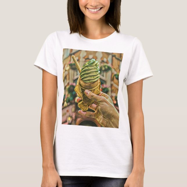 Camiseta Sorvete para crianças (Frente)