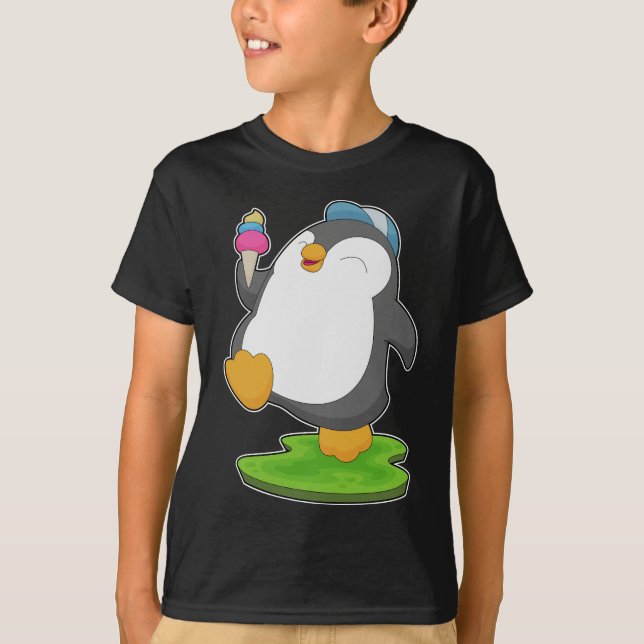 Camiseta Sorvete Penguin Waffle (Frente)