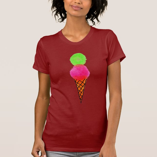Camiseta Sorvete pop art (Frente)