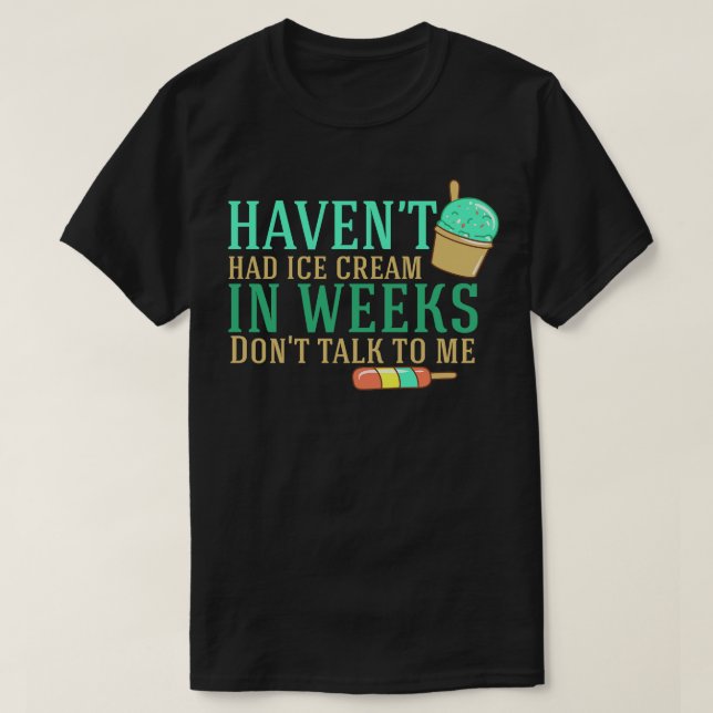 Camiseta Sorvete Que Eu Tive (Frente do Design)