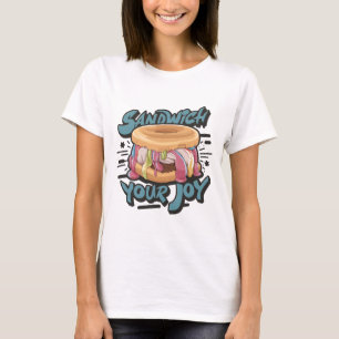 Camiseta Sorvete Sanduíche Sua Alegria