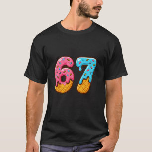 Camiseta Sorvete Seis Sete Gota Legal Meme 67 Número Divert