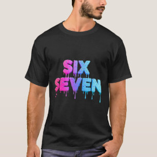 Camiseta Sorvete Six Seven Drip Gíria Geração Alpha 6 7 Ten