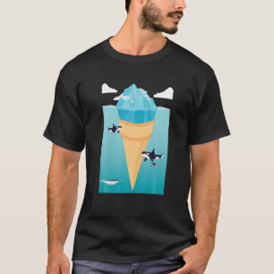 Camiseta Sorvete Surreal Engraçado Amantes De Sorvete Iceb