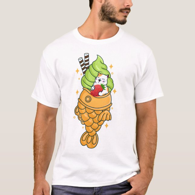 Camiseta Sorvete Taiyaki (Frente)
