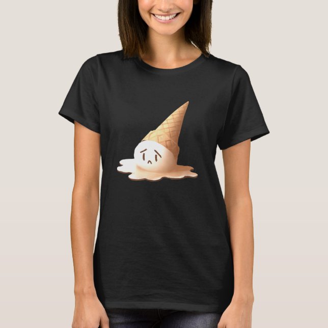 Camiseta Sorvete Triste Derretendo (Frente)