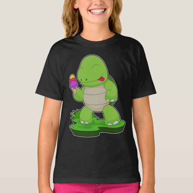 Camiseta Sorvete Turtle Waffle (Frente)