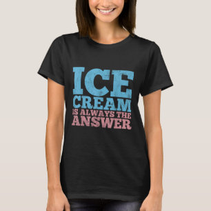 Camiseta Sorvete Verão congelado Comida engraçada Presente