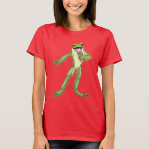 Camiseta sorvete Waffle do sapo
