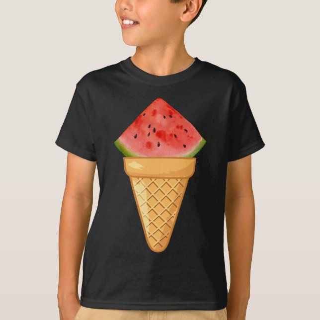 Camiseta Sorvete WATERMELON - FRUTA FUNNADA E SORVETE C (Frente)