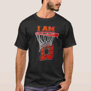 Camiseta Sou 13 Celebração de Festas de aniversário de Tema