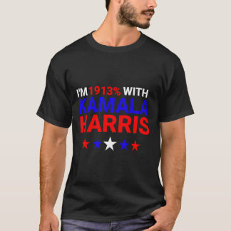 Camiseta Sou 1913% com Kamala Harris 2024
