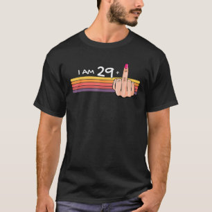 Camiseta Sou 29 1 Dedo Médio Sou 29 Mais 30 dia 199