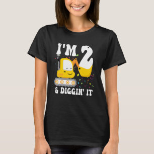 Camiseta Sou 2 e Diggin It segundo aniversário Construction