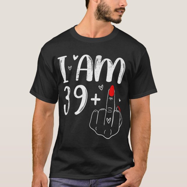 Camiseta Sou 39+ para mulheres (Frente)