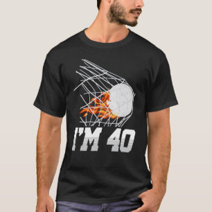 Camiseta Sou 40 jogador de hóquei no campo de esportes Adul