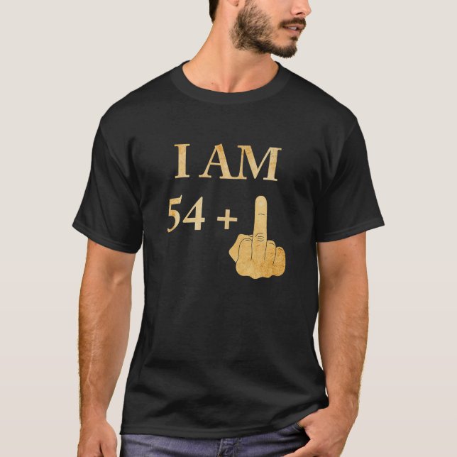 Camiseta Sou 54 + 1 55º aniversário engraçado 1965 1966 (Frente)