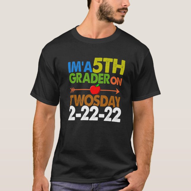 Camiseta Sou 5 no 2° ano de escola 2022 fev 2 (Frente)