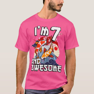 Camiseta Sou 7 E Incrível Carpa Japonesa, Peixe Koi Anivers