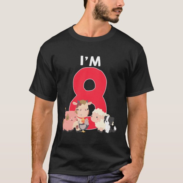 Camiseta Sou 8 Animais Farmer (Frente)