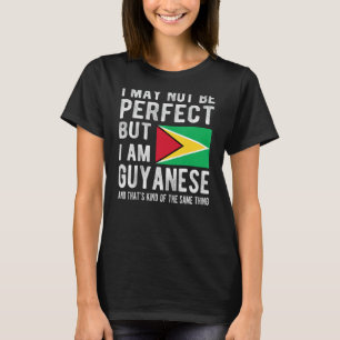 Camiseta Sou a Bandeira da Guiana Patrimônio da Guiana Raíz