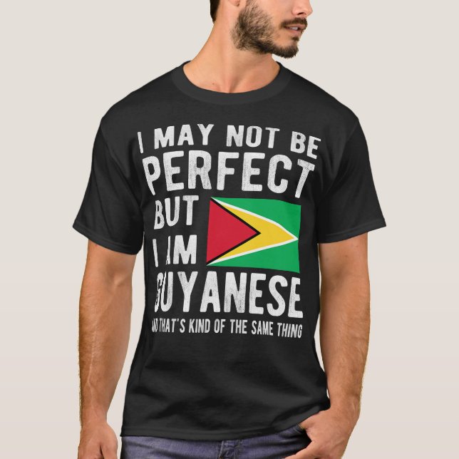 Camiseta Sou a bandeira guianense Guyana Heritage Guyanese  (Frente)