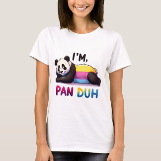 Camiseta Sou a Camisa-T das Mulheres Pan-Duh
