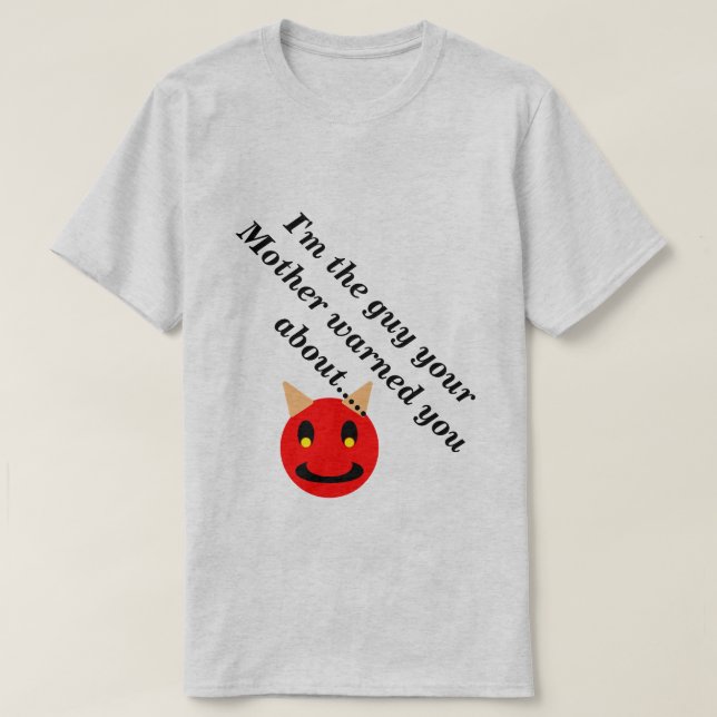 Camiseta Sou a Cara que a mãe te avisou sobre a Novidade da (Frente do Design)