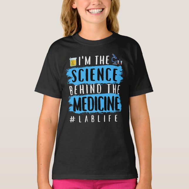 CAMISETA SOU A CIÊNCIA POR TRÁS DO MEDICAMENTO #LABLIFE (Frente)