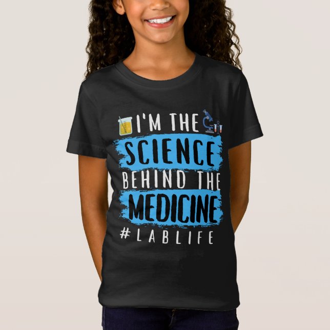 CAMISETA SOU A CIÊNCIA POR TRÁS DO MEDICAMENTO #LABLIFE (Frente)
