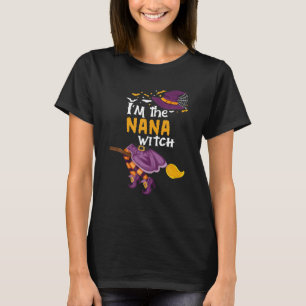 Camiseta Sou a Dia de as Bruxas engraçado de Nana Witch Pum