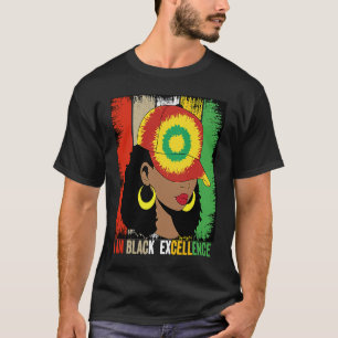 Camiseta Sou a Excelência negra Melanina Mulheres Negras Mê