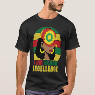 Camiseta Sou a Excelência negra Melanina Mulheres Negras Mê