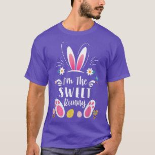 Camiseta Sou a Festa de Páscoa da Família Coelhinha Doce Co