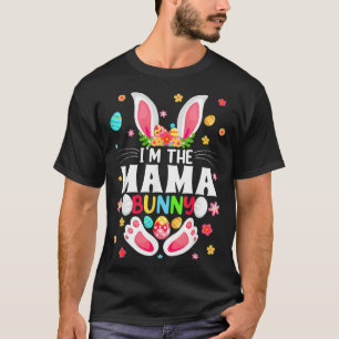 Camiseta Sou a Festa de Páscoas Familiar Coelhente da Mãe