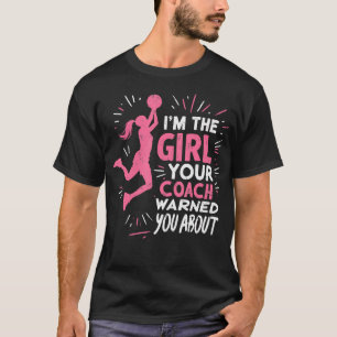 Camiseta SOU A Garota Sobre a Qual Seu Treinador Alertou Vo